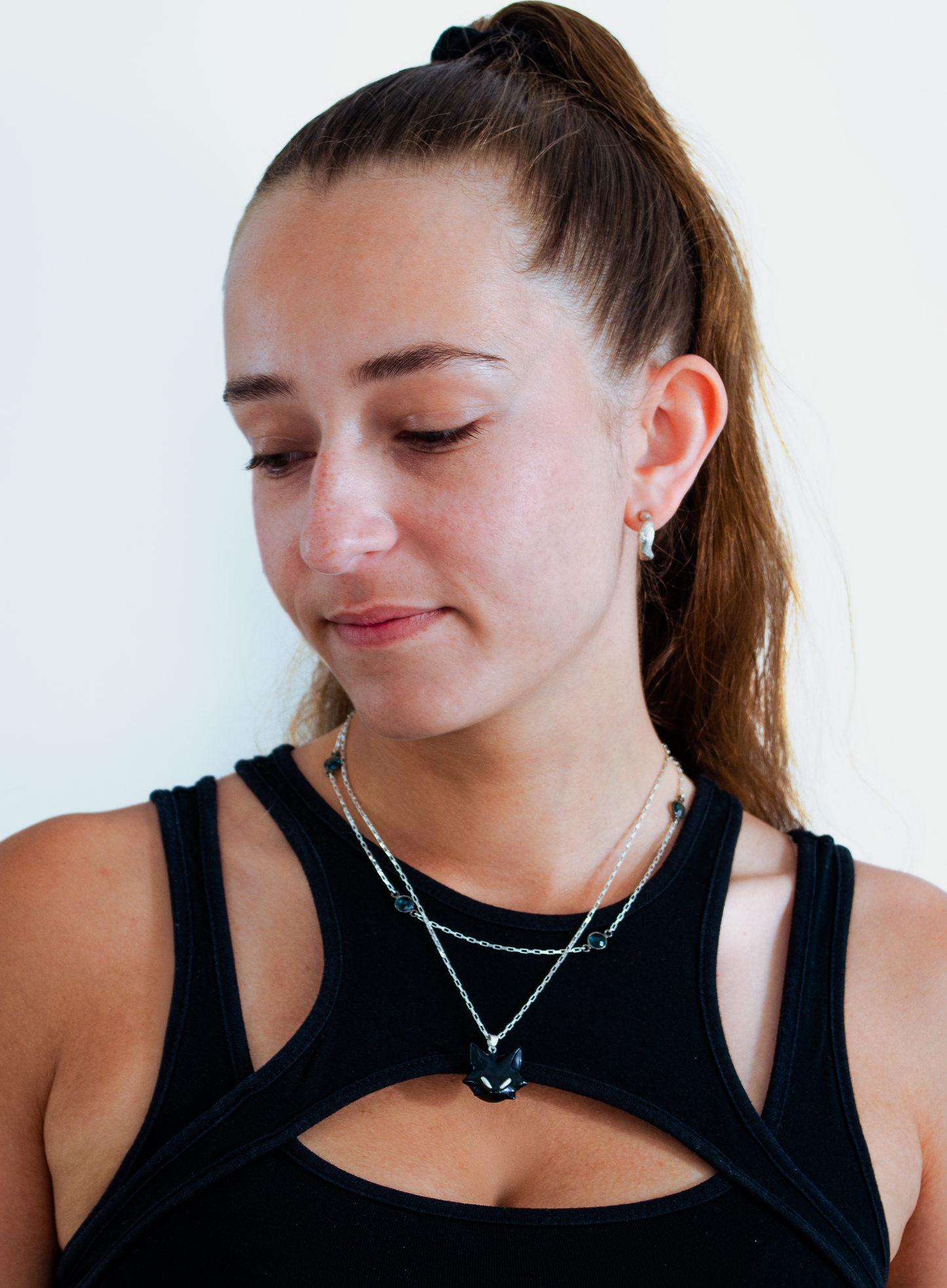 Collier double - CAT MOON
