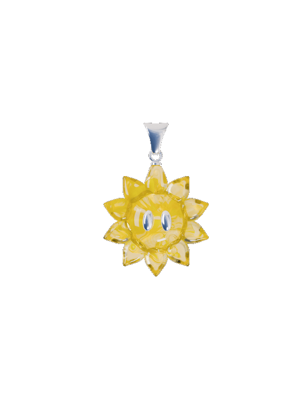 Collier Pendentif Sunflower - ARGENT 925