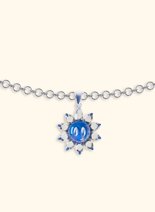 Collier Pendentif Sunflower - CRYSTAL