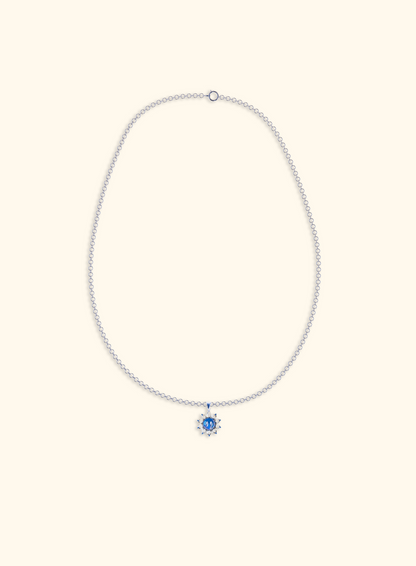 Collier Pendentif Sunflower - CRYSTAL