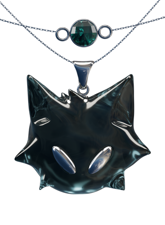 Collier double - CAT MOON