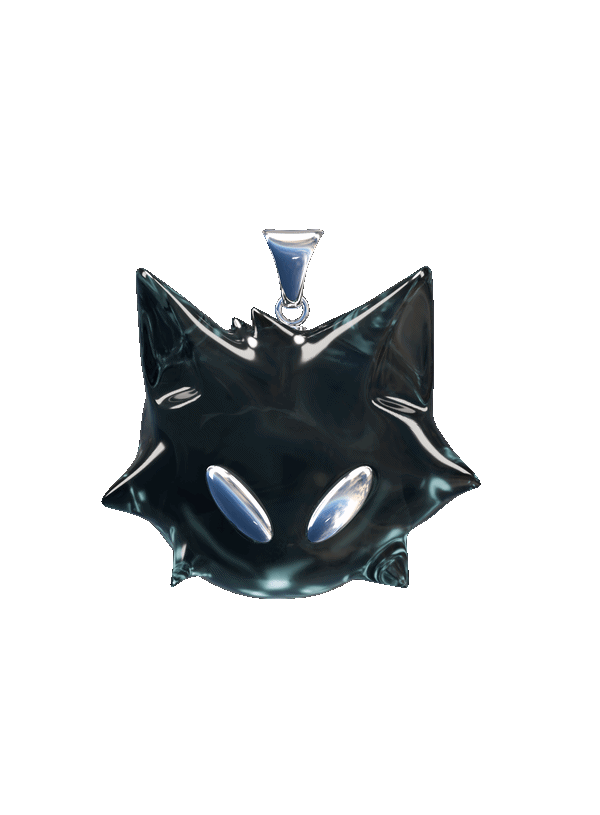 Collier CATMOON Noir - 3 versions