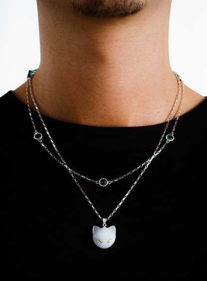 Collier double - CAT MOON