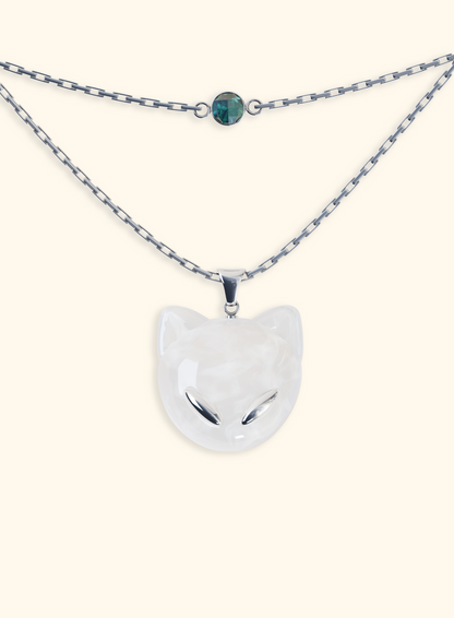 Collier double - CAT MOON