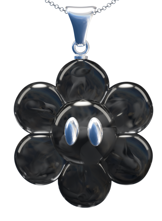 Pendentif & Chaîne argent 925 - FLOWER