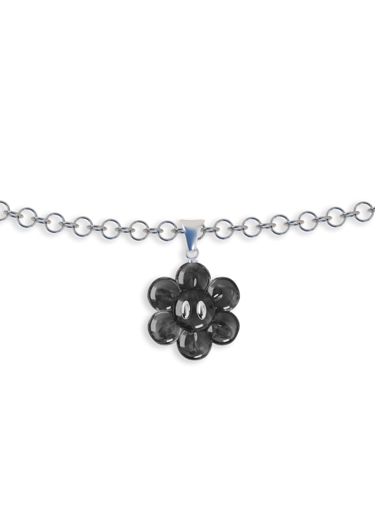 Pendentif & Chaîne argent 925 - FLOWER