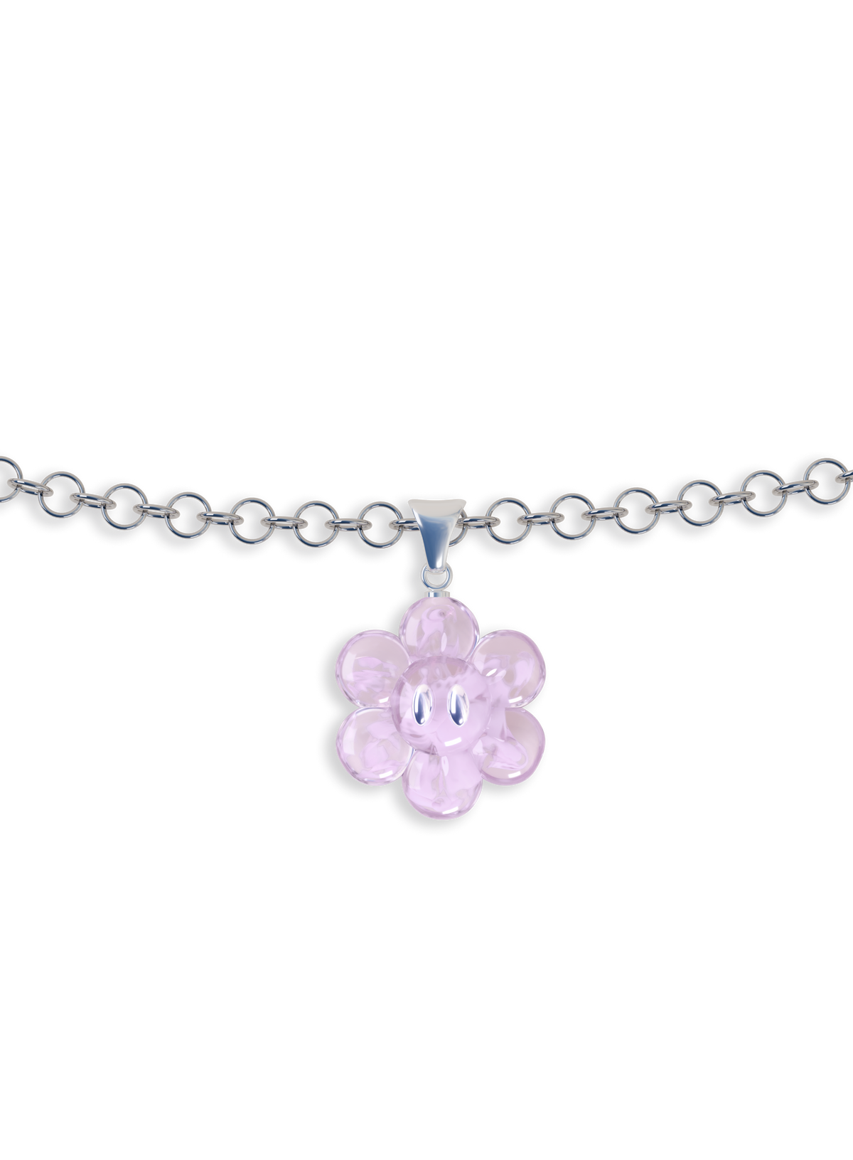 Lot De 2 Colliers Fantaisie Avec Pendentifs - 29 Grammes, Occasion, Motifs Damiers/fleurs