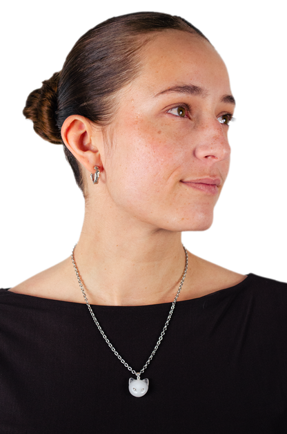Collier CATMOON Blanc - 3 versions