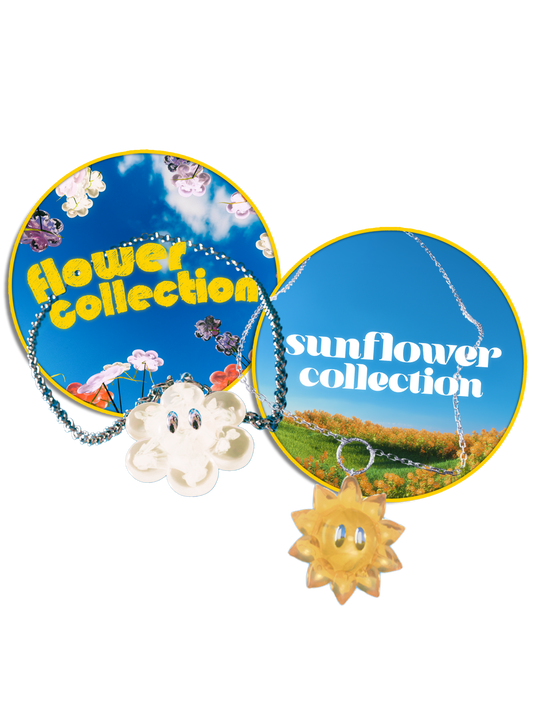 Pack FLOWER - collier Sunflower + Flower