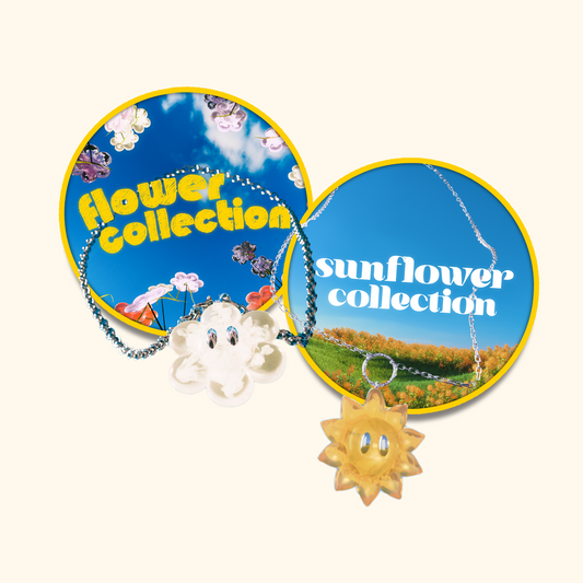 Pack FLOWER - collier Sunflower + Flower