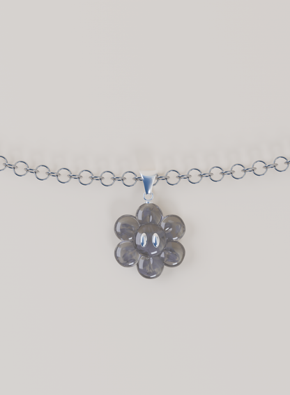 Pendentif & Chaîne argent 925 - FLOWER