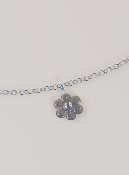 Pendentif & Chaîne argent 925 - FLOWER