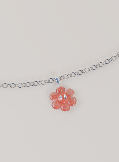 Pendentif & Chaîne argent 925 - FLOWER