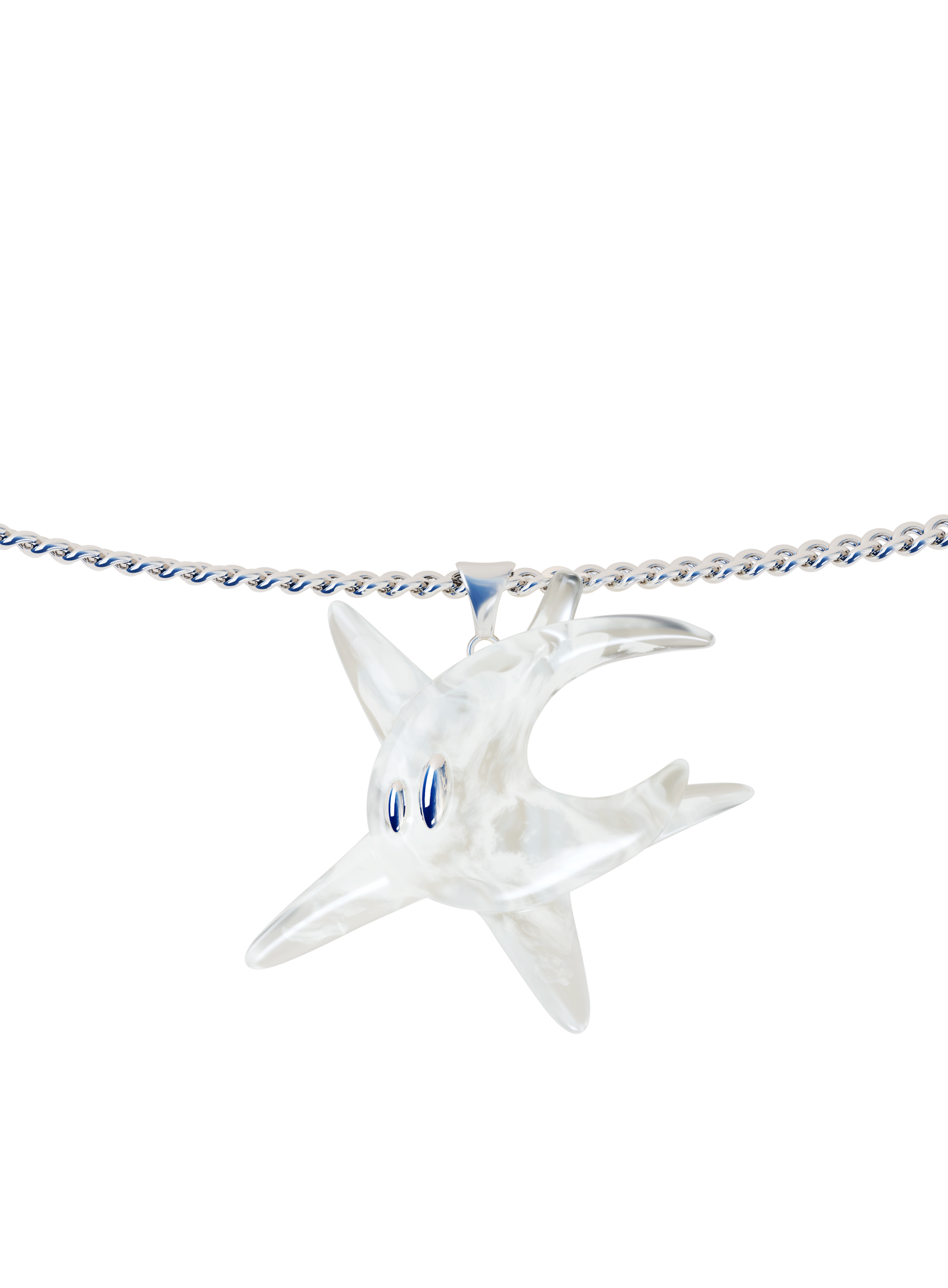 Pendentif & Chaîne argent 925 - NUIT