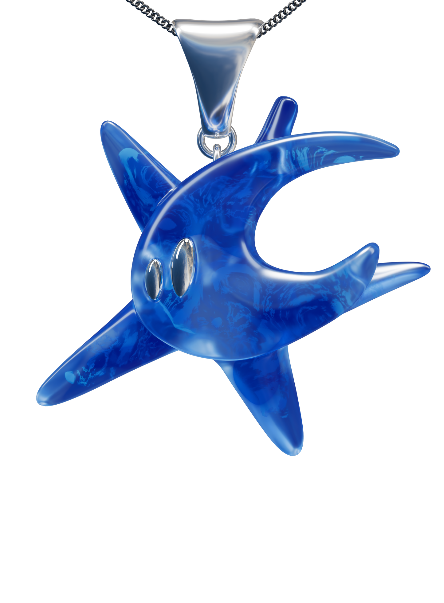 Pendentif & Chaîne argent 925 - NUIT