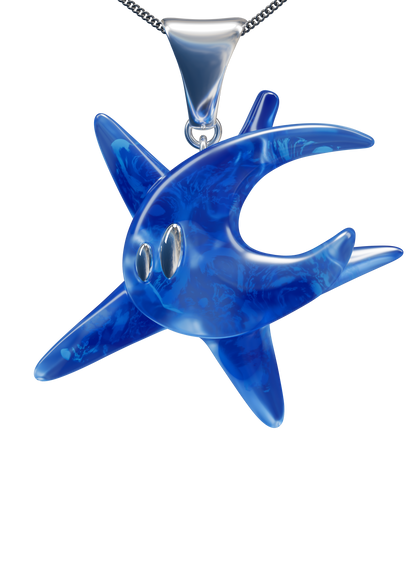 Pendentif & Chaîne argent 925 - NUIT