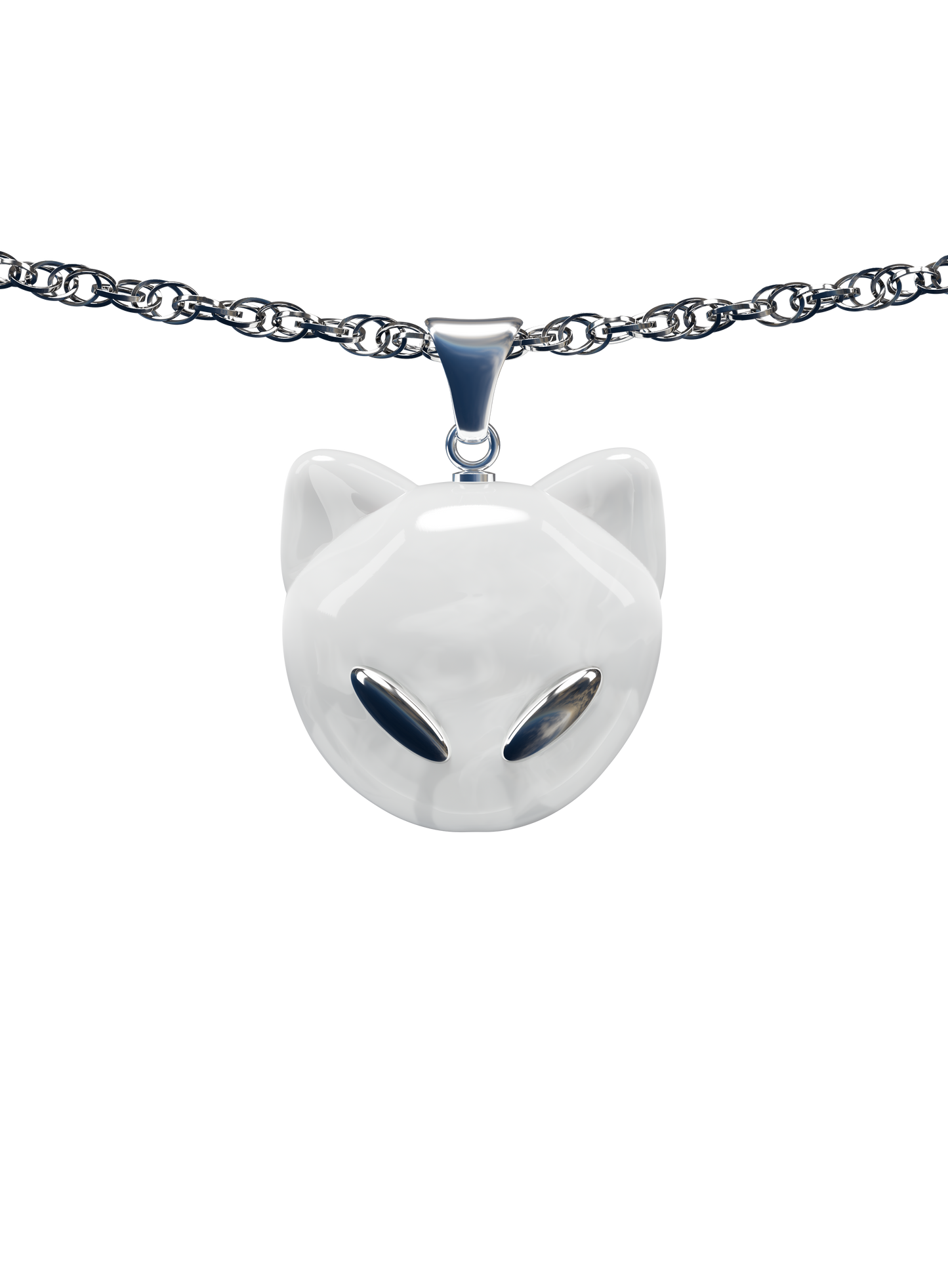 Collier CATMOON Blanc - 3 versions