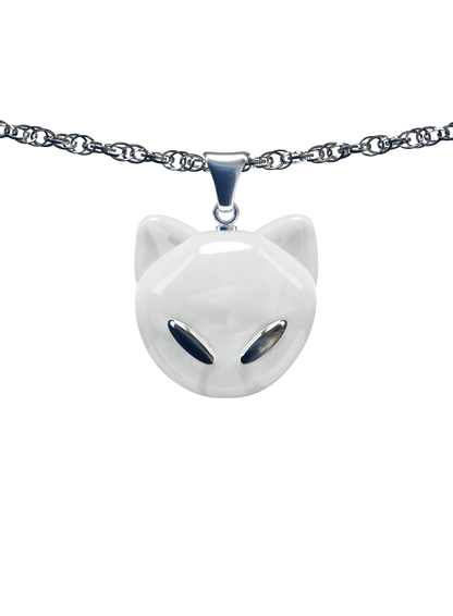 Collier CATMOON Blanc - 3 versions