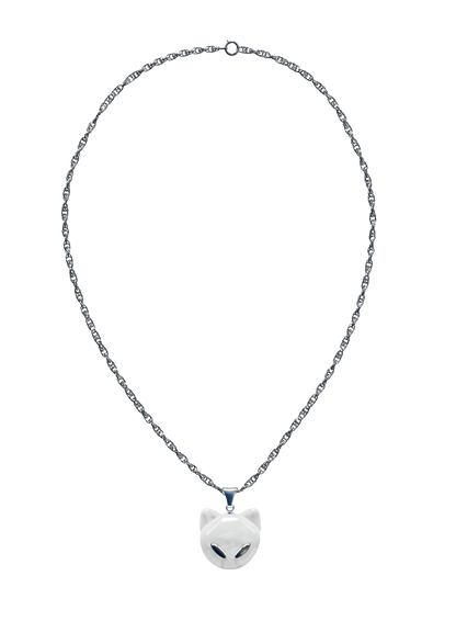 Collier CATMOON Blanc - 3 versions
