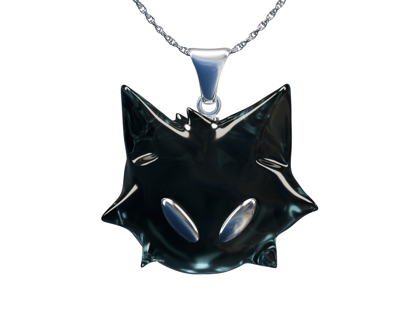 Collier CATMOON Noir - 3 versions