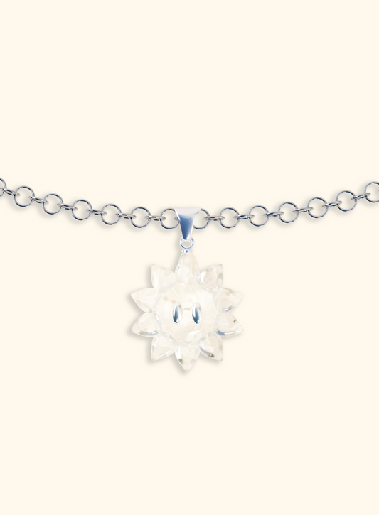 Collier Pendentif Sunflower - ARGENT 925