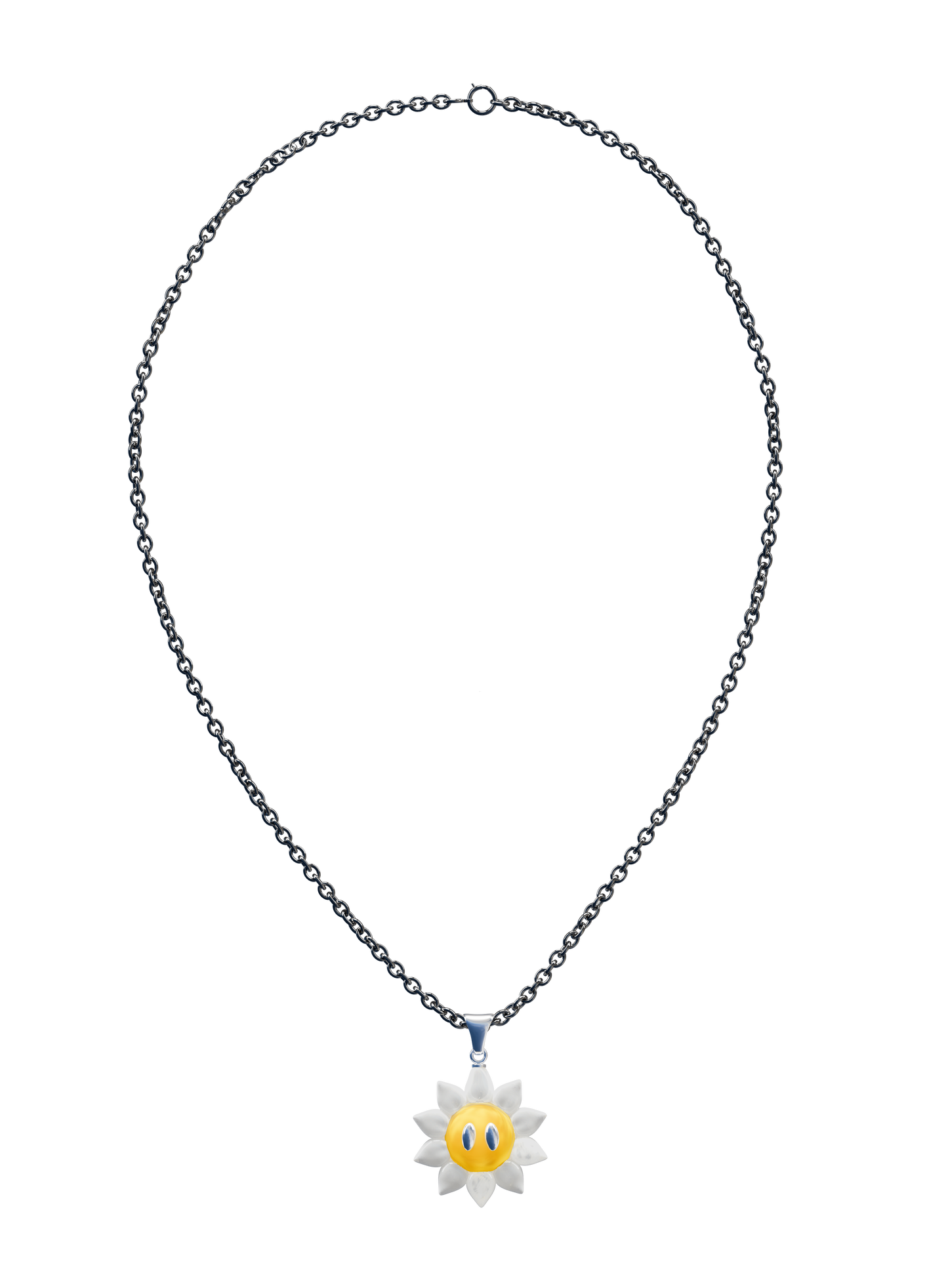 Collier Pendentif Sunflower - Bi-Color