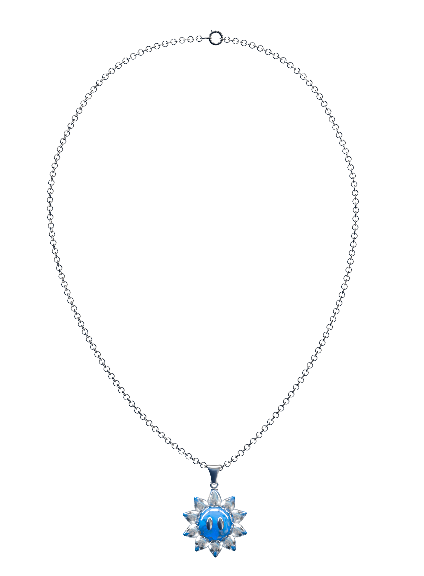 Collier Pendentif Sunflower - CRYSTAL