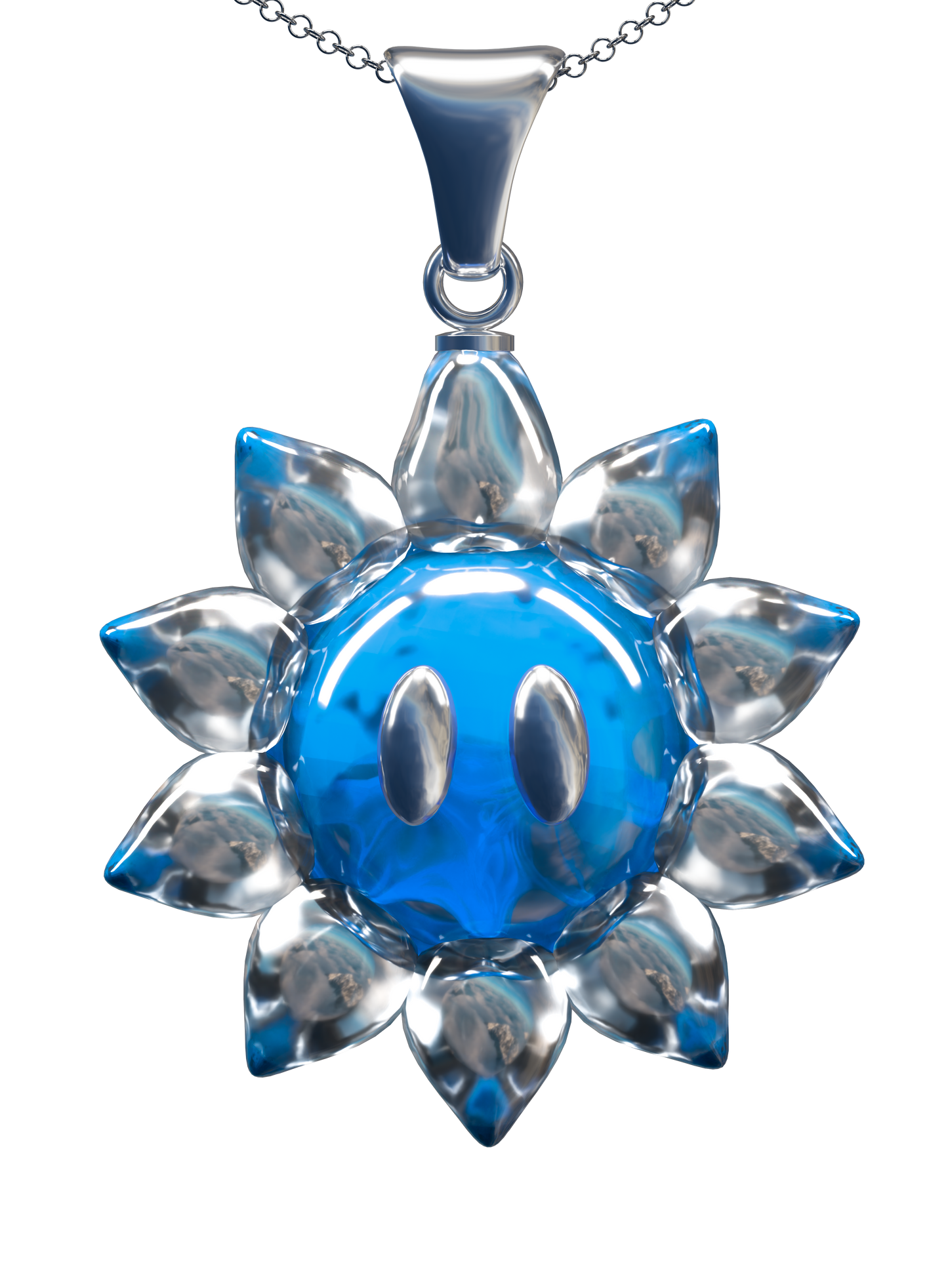 Collier Pendentif Sunflower - CRYSTAL