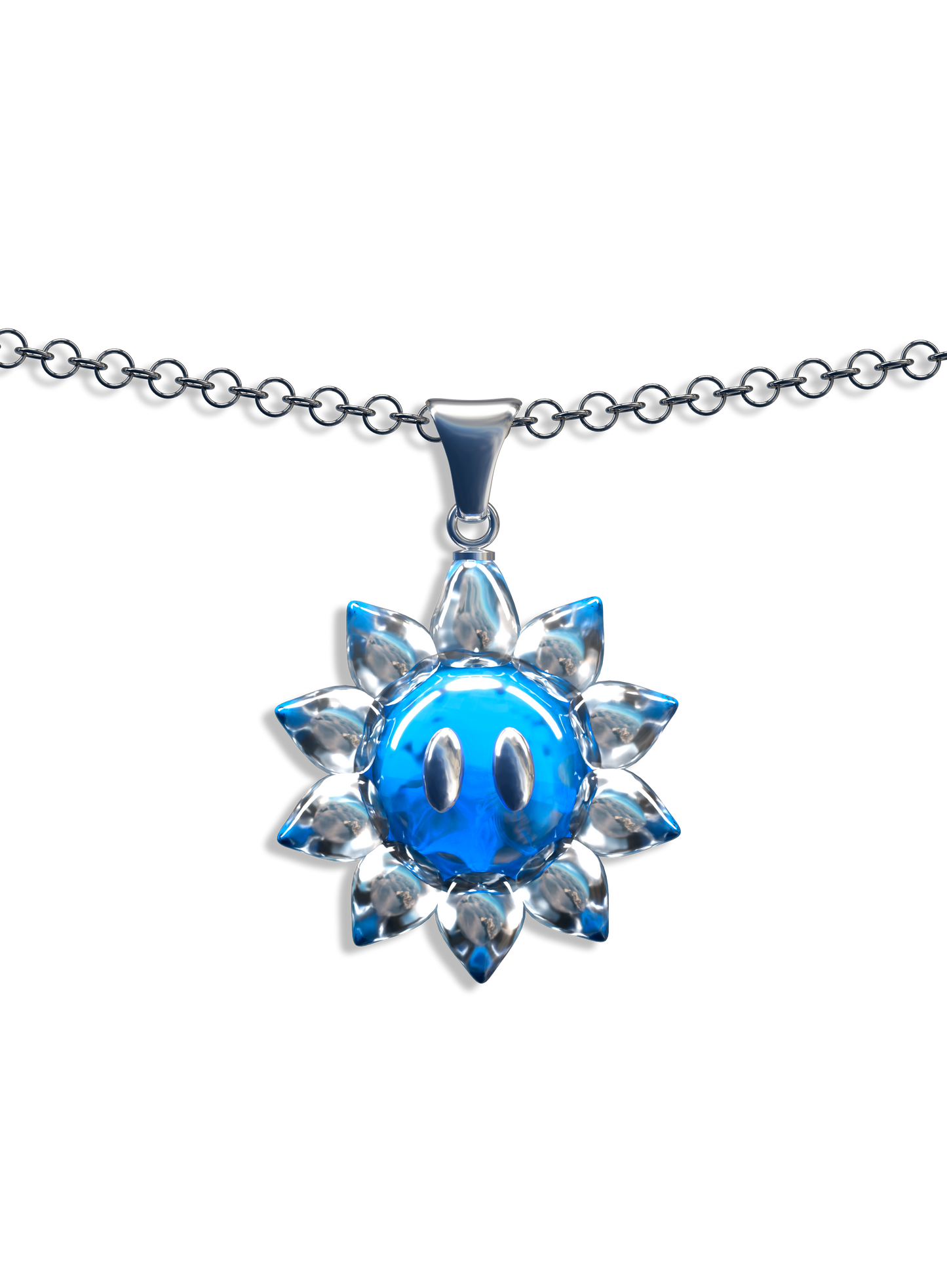 Collier Pendentif Sunflower - CRYSTAL