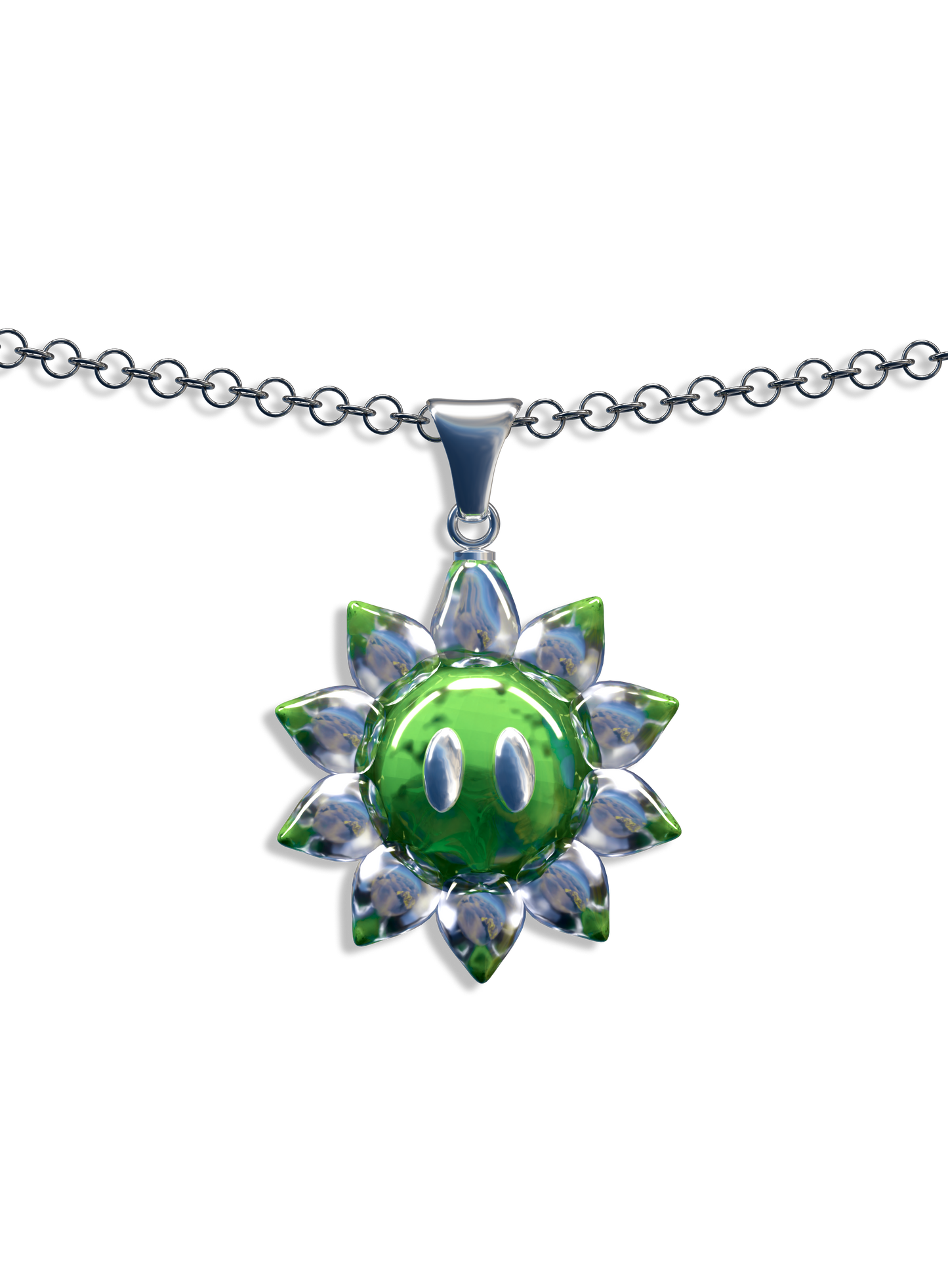 Collier Pendentif Sunflower - CRYSTAL