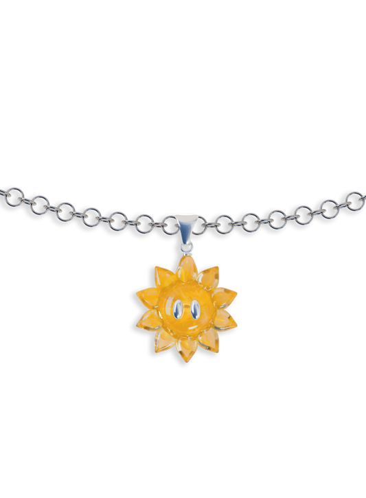 Collier Pendentif Sunflower - ARGENT 925