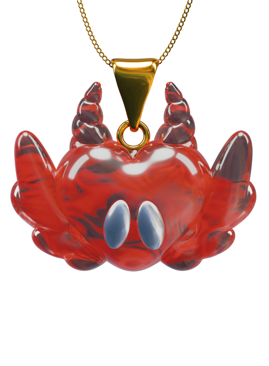 Collier Valentine - Or rempli