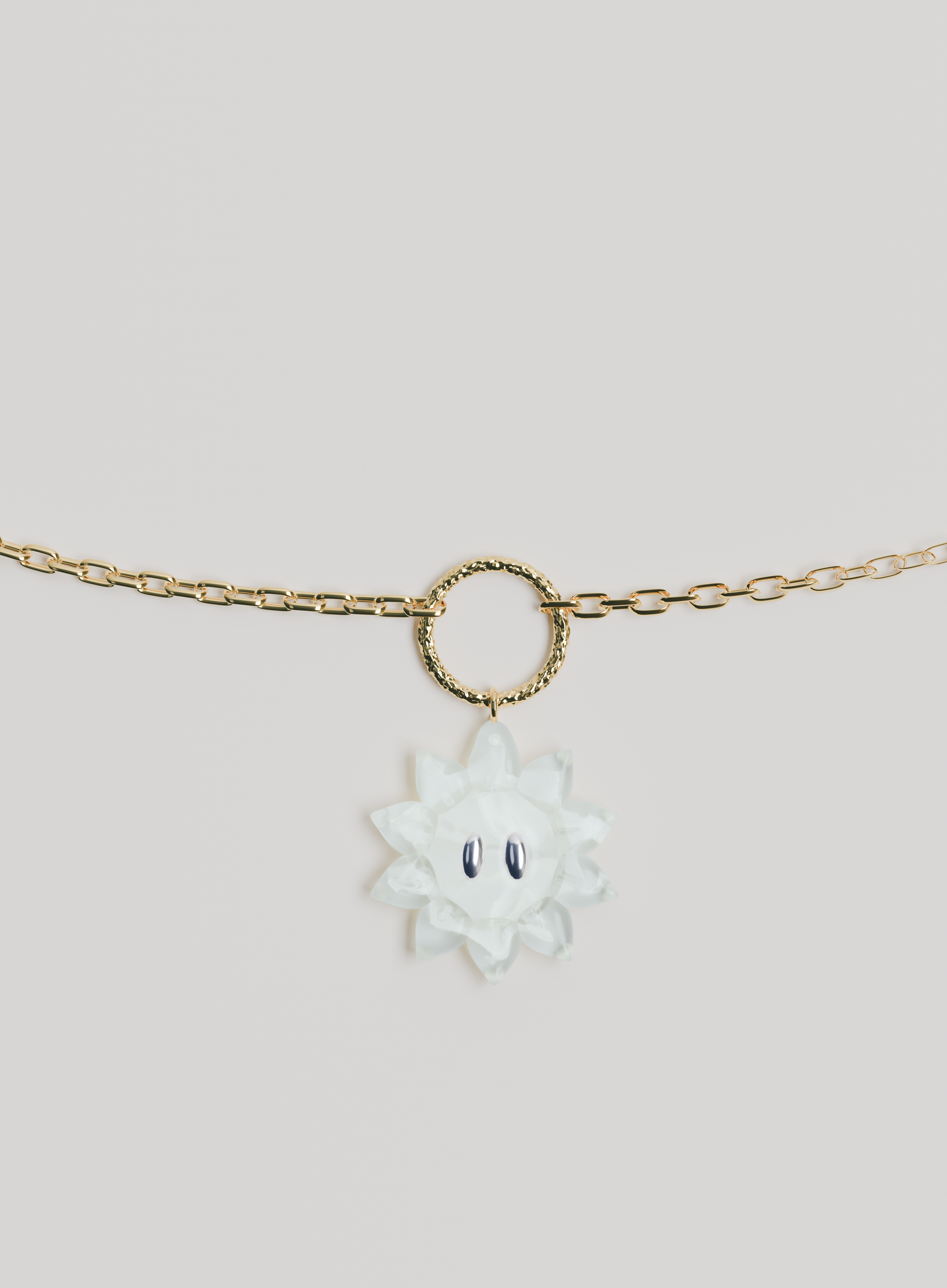 Collier Sunflower - PLAQUE OR