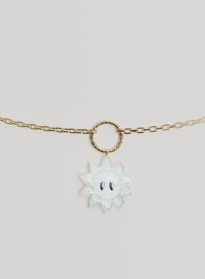 Collier Sunflower - PLAQUE OR